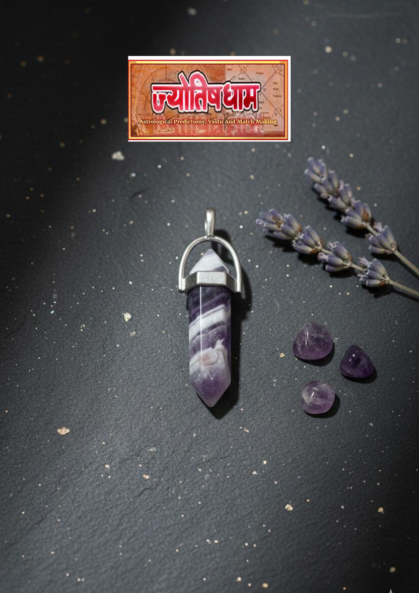 Amethyst Crystal Pendant
