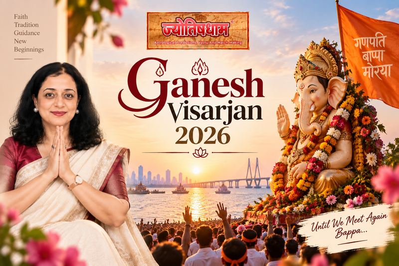 Ganesh Visarjan 2026 - The Meaning, Mythology, Logic, Science, Astrology & Spirit Behind Bidding Farewell to Bappa