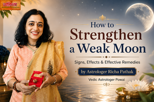 How to Strengthen a Weak Moon in Astrology | Signs, Effects & Remedies by Astrologer Richa Pathak