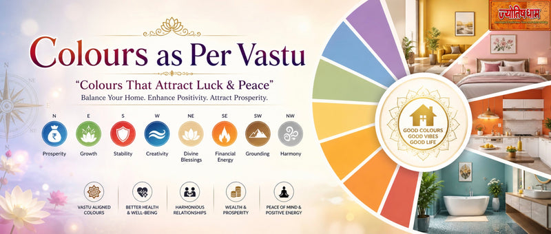 Colours as Per Vastu – "Colours That Attract Luck & Peace"