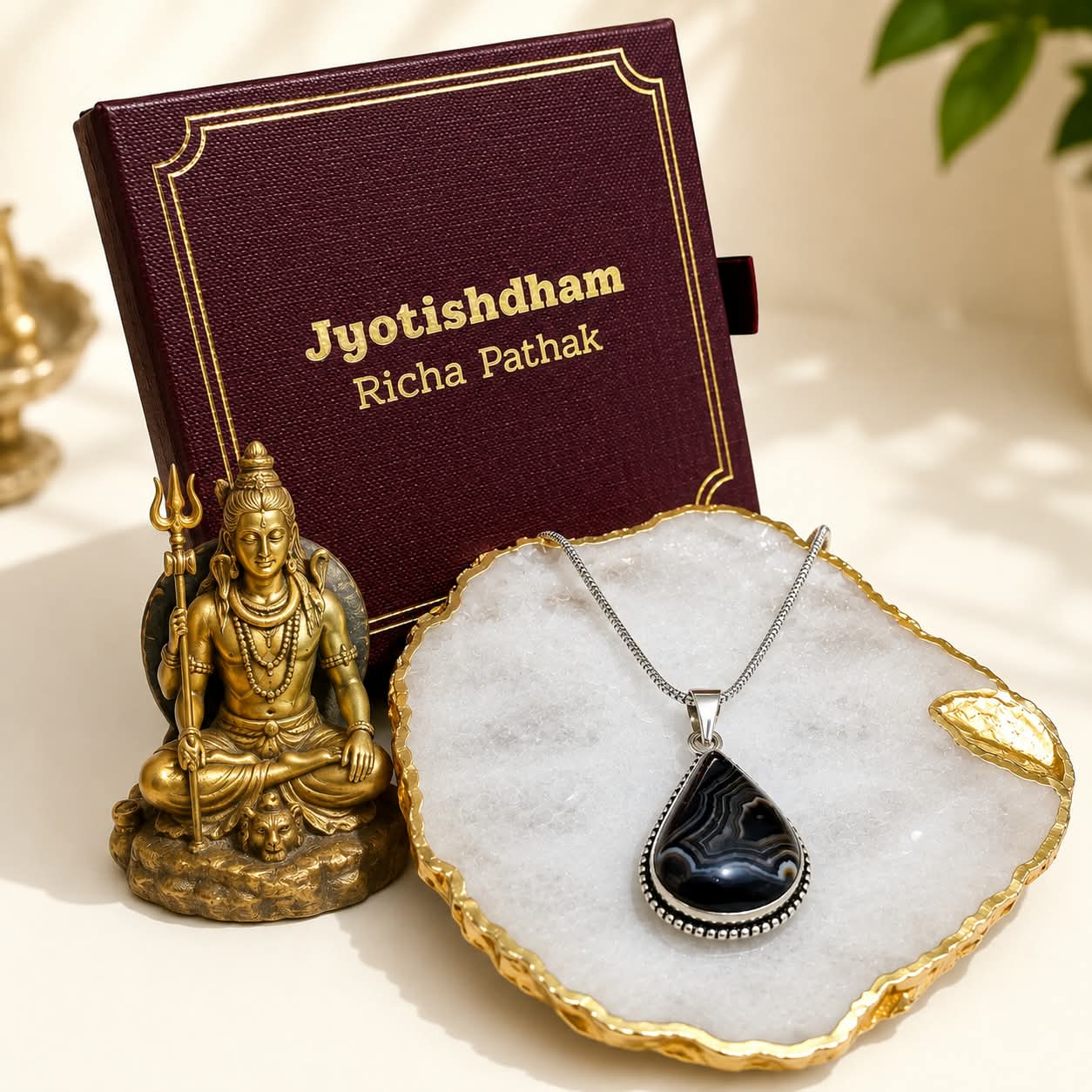 Black Sulemani Pendant