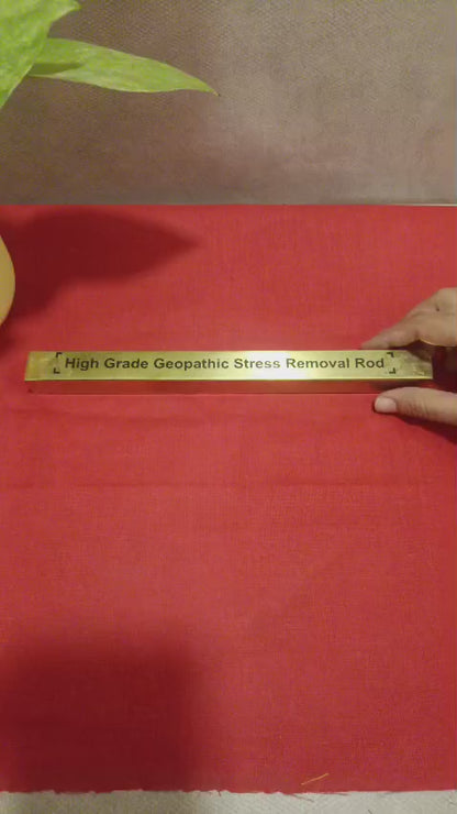 Brass Geopathic Stress Removal Rod – Square
