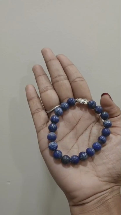 Personalised Lapis Lazuli Spiritual Bracelet